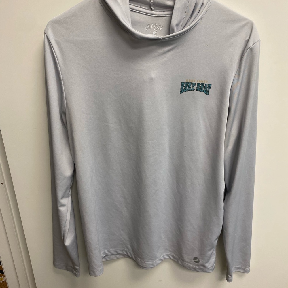 League Light Gray Pullover with Subtle Logo